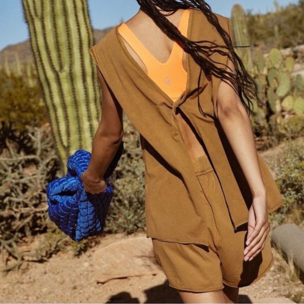 Free People Hot Shot Open Back Set Size Small “Tobacco” NWOT - Picture 11 of 14